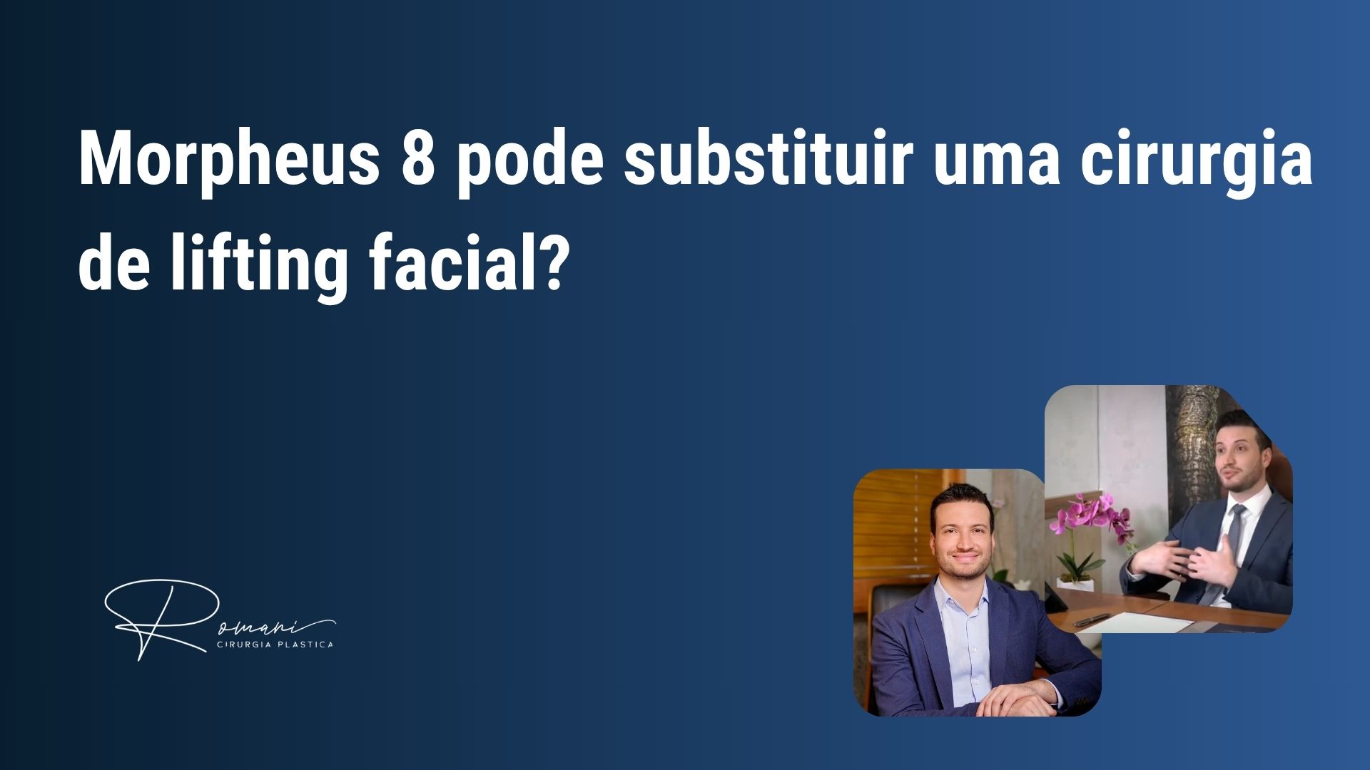 Morpheus 8 pode substituir uma cirurgia de lifting facial?