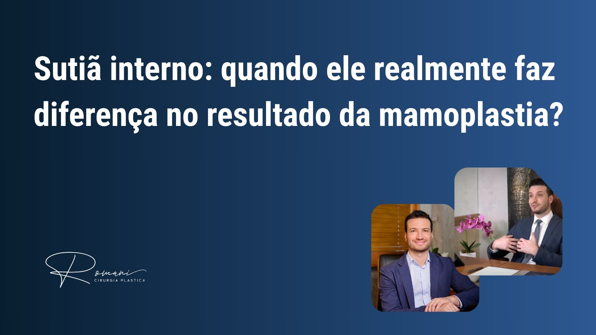 Sutiã interno: quando ele realmente faz diferença no resultado da mamoplastia?