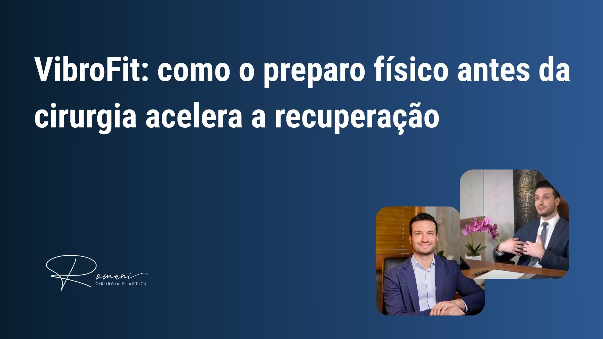 VibroFit: como o preparo físico antes da cirurgia acelera a recuperação